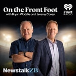 Logo of the podcast On The Front Foot
