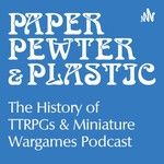 Logo of the podcast Paper, Pewter, and Plastic Podcast Paper, Pewter, and Plastic