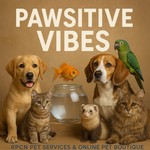 Logo of the podcast Pawsitive Vibes Podcast Pawsitive Vibes