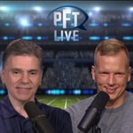 Logo of the podcast PFT Live with Mike Florio Podcast PFT Live with Mike Florio