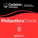 Logo of the podcast PhilanthroThink