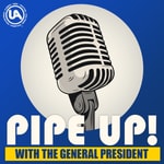 Logo of the podcast Pipe Up! With the General President Podcast Pipe Up! With the General President