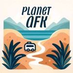 Logo of the podcast planet afk Podcast planet afk