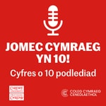 Logo of the podcast Pod Jomec Cymraeg Podcast Pod Jomec Cymraeg