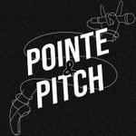 Logo of the podcast Pointe & Pitch Podcast Pointe & Pitch