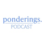 Logo of the podcast ponderings. Podcast ponderings.