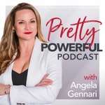 Logo of the podcast Pretty Powerful Podcast with Angela Gennari Podcast Pretty Powerful Podcast with Angela Gennari