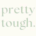 Logo of the podcast pretty tough. Podcast pretty tough.