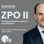 Logo of the podcast Professor Heese: Vorlesung ZPO II - Zwangsvollstreckung Podcast Professor Heese: Vorlesung ZPO II - Zwangsvollstreckung