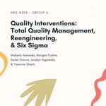 Logo of the podcast Quality Interventions: Total Quality Management, Re-engineering, Six Sigma Podcast Quality Interventions: Total Quality Management, Re-engineering, Six Sigma
