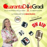 Logo of the podcast QuarantaDueGradi il podcast di CiboCrudo Podcast QuarantaDueGradi il podcast di CiboCrudo