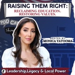 Logo of the podcast Raising Them Right: Reclaiming Education. Restoring Values. Podcast Raising Them Right: Reclaiming Education. Restoring Values.