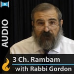 Logo of the podcast Rambam 3 Chapters with Rabbi Gordon Logo of the podcast Rambam 3 Chapters with Rabbi Gordon