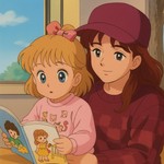 Logo of the podcast Reading with Theia and Mammy Podcast Reading with Theia and Mammy