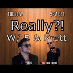 Logo of the podcast Really?! with F. and Krett Podcast Really?! with F. and Krett