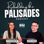 Logo of the podcast Rebuilding the Palisades Podcast Rebuilding the Palisades