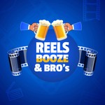 Logo of the podcast Reels, Booze & Bro's Podcast Reels, Booze & Bro's