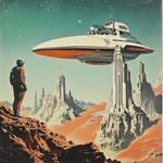 Logo of the podcast Retro Science Fiction Stories Podcast Retro Science Fiction Stories