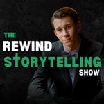 Logo of the podcast Rewind Storytelling Podcast Rewind Storytelling