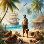 Logo of the podcast Robinson Crusoe by Daniel Defoe Podcast Robinson Crusoe by Daniel Defoe