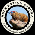 Logo of the podcast Rock Bottom Enduro Podcast Rock Bottom Enduro