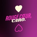 Logo of the podcast Rouge Cœur, Caro Podcast Rouge Cœur, Caro