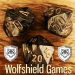 Logo of the podcast RPG - Rolemaster & Adventures in Middle-Earth - Wolfshield Actual Play Podcast RPG - Rolemaster & Adventures in Middle-Earth - Wolfshield Actual Play