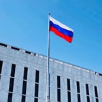 Logo of the podcast Russian Embassy in Washington, DC Podcast Russian Embassy in Washington, DC