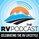 Logo of the podcast RV Podcast - Stories From The Road Missing podcast logo