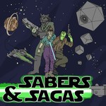 Logo of the podcast Sabers & Sagas: A Star Wars D&D Podcast Podcast Sabers & Sagas: A Star Wars D&D Podcast