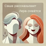 Logo of the podcast Саша рассказывает, Лера смеётся Podcast Саша рассказывает, Лера смеётся