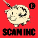Logo of the podcast Scam Inc from The Economist