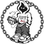 Logo of the podcast scene of it all Podcast scene of it all