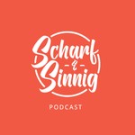 Logo of the podcast scharf und sinnig Podcast scharf und sinnig