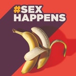 Logo of the podcast #SEXHAPPENS Podcast #SEXHAPPENS