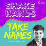 Logo of the podcast Shake Hands Take Names Missing podcast logo