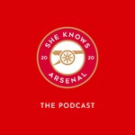 Logo of the podcast She Knows Arsenal Missing podcast logo