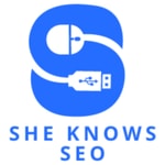 Logo of the podcast She Knows SEO Podcast She Knows SEO