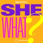 Logo of the podcast She What? Podcast She What?