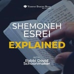 Logo of the podcast Shemoneh Esrei Explained with Rabbi Dovid Schoonmaker Podcast Shemoneh Esrei Explained with Rabbi Dovid Schoonmaker
