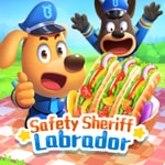 Logo of the podcast Sheriff Labrador: Summer Mysteries on Rainbow Island丨Kid Detective Stories丨Safety Rules
