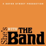 Logo of the podcast She's With the Band. Podcast She's With the Band.