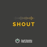 Logo of the podcast Shout- stories of fire service lifesavers Podcast Shout- stories of fire service lifesavers