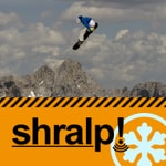 Logo of the podcast shralp! snowboarding video news Podcast shralp! snowboarding video news