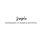 Logo of the podcast Simple. Podcast Simple.