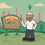 Logo of the podcast SimsVille Podcast SimsVille