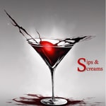 Logo of the podcast Sips & Screams Podcast Sips & Screams