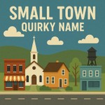 Logo of the podcast Small Town/ Quirky Name Podcast Small Town/ Quirky Name