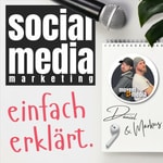 Logo of the podcast social media marketing einfach erklärt. Podcast social media marketing einfach erklärt.