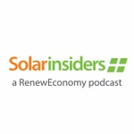 Logo of the podcast Solar Insiders - a RenewEconomy Podcast Podcast Solar Insiders - a RenewEconomy Podcast